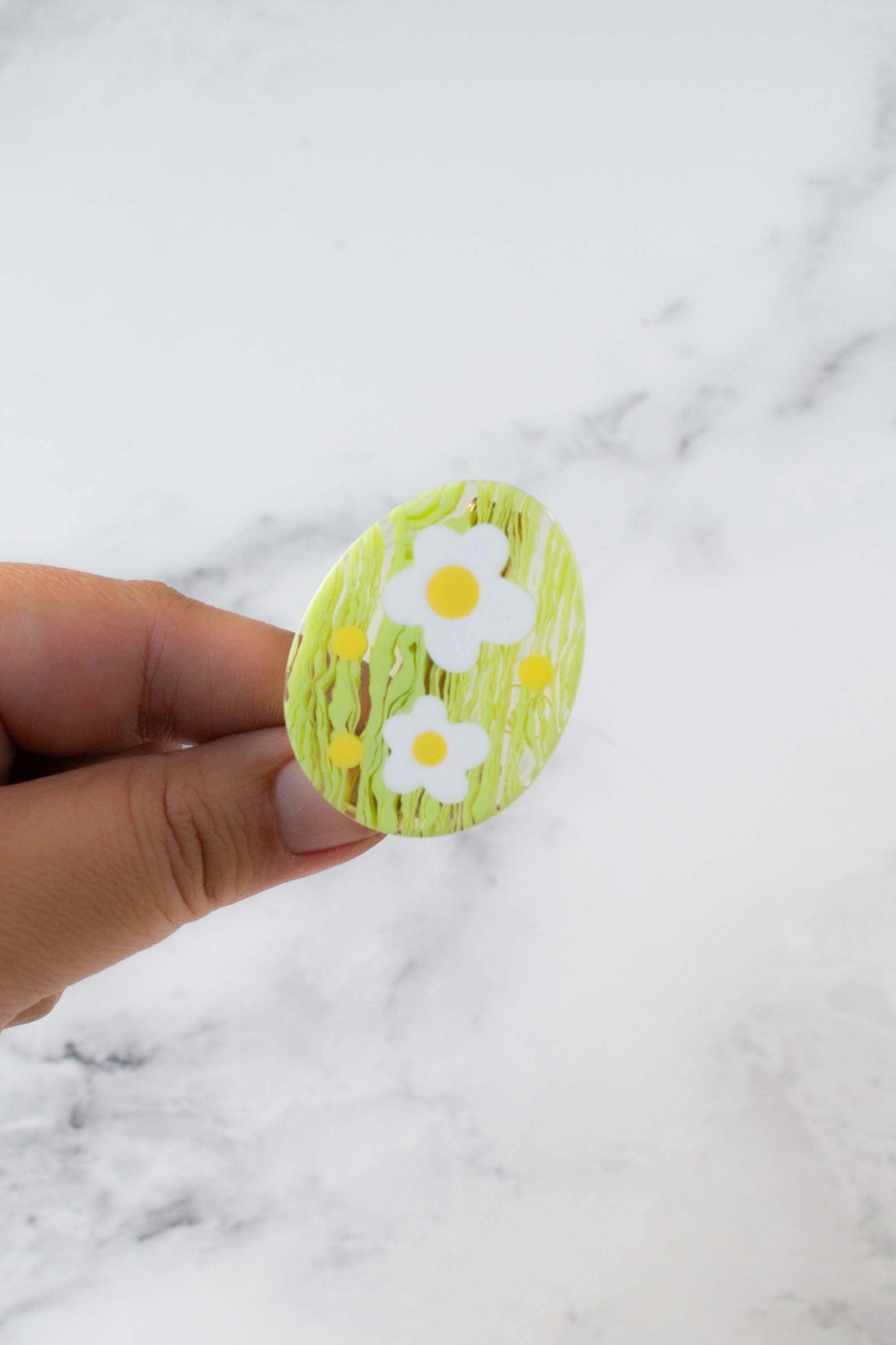 Eco Happy Oval Hair Pin