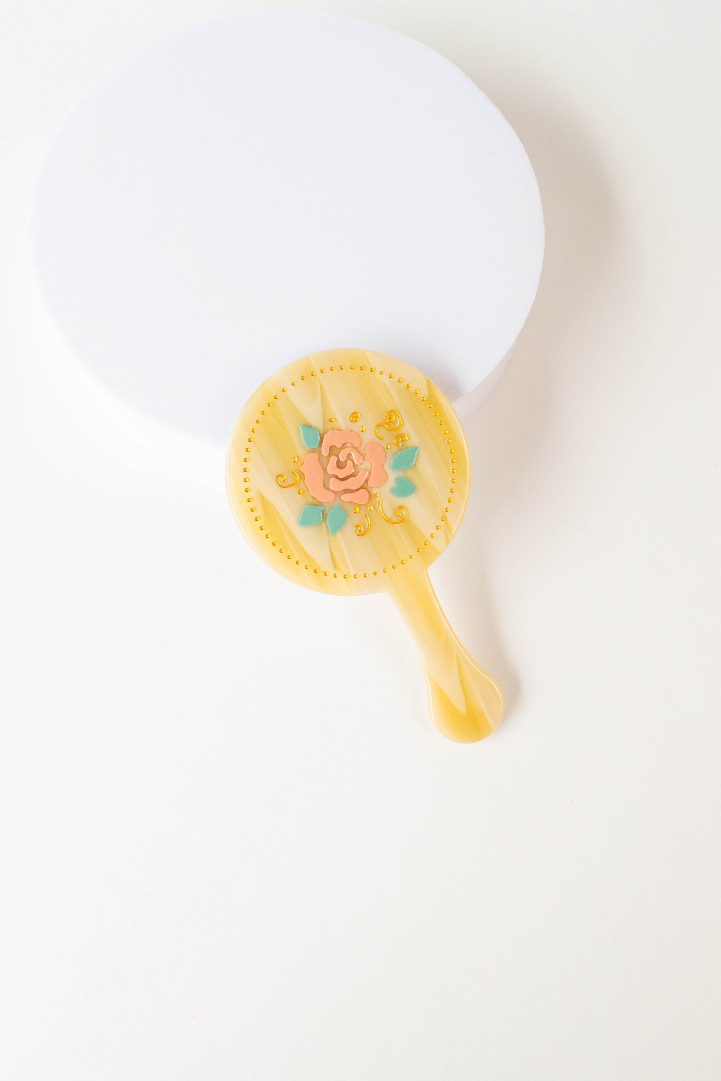 Eco Vintage Rose Make up Mirror with Pouch