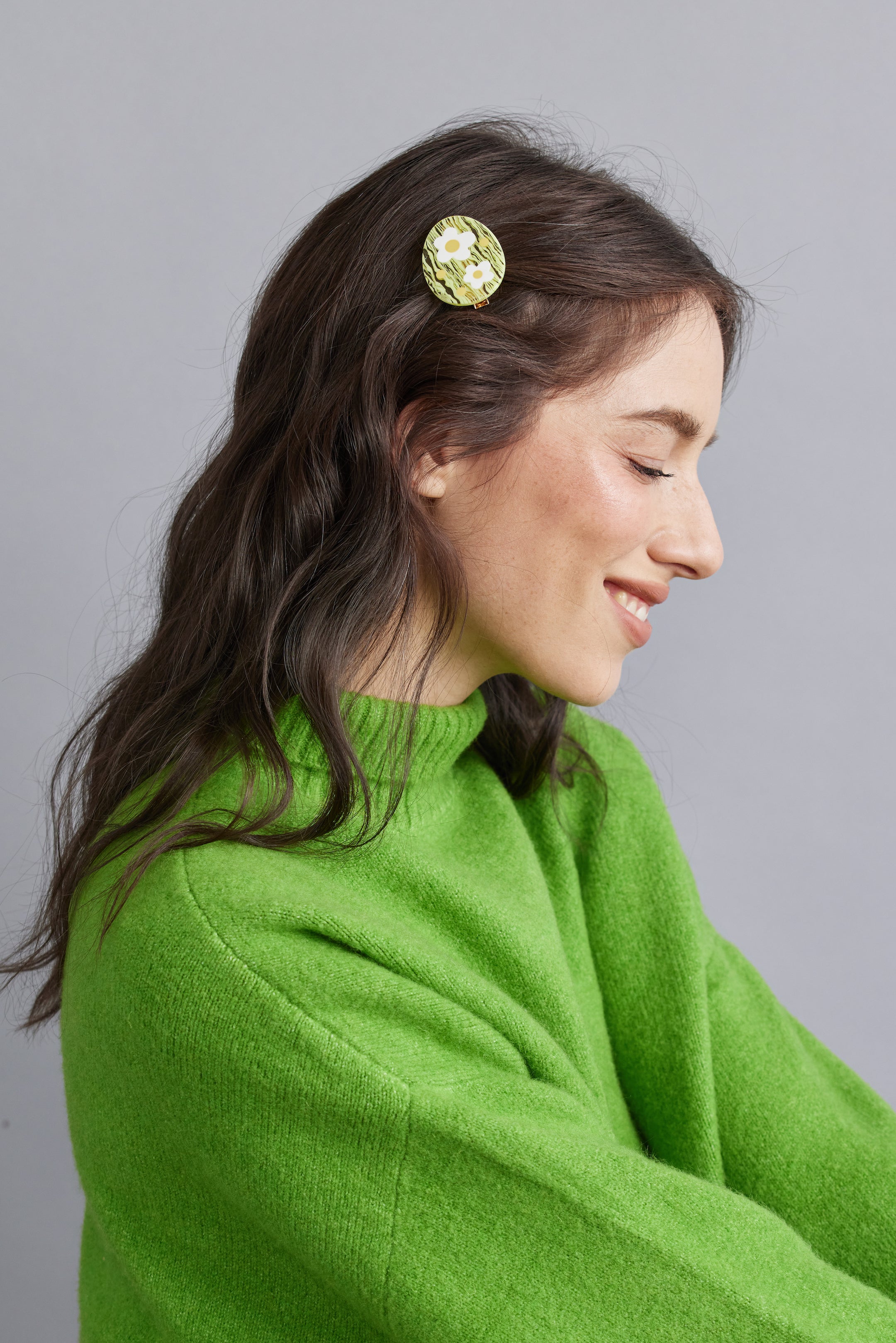 Eco Happy Oval Hair Pin