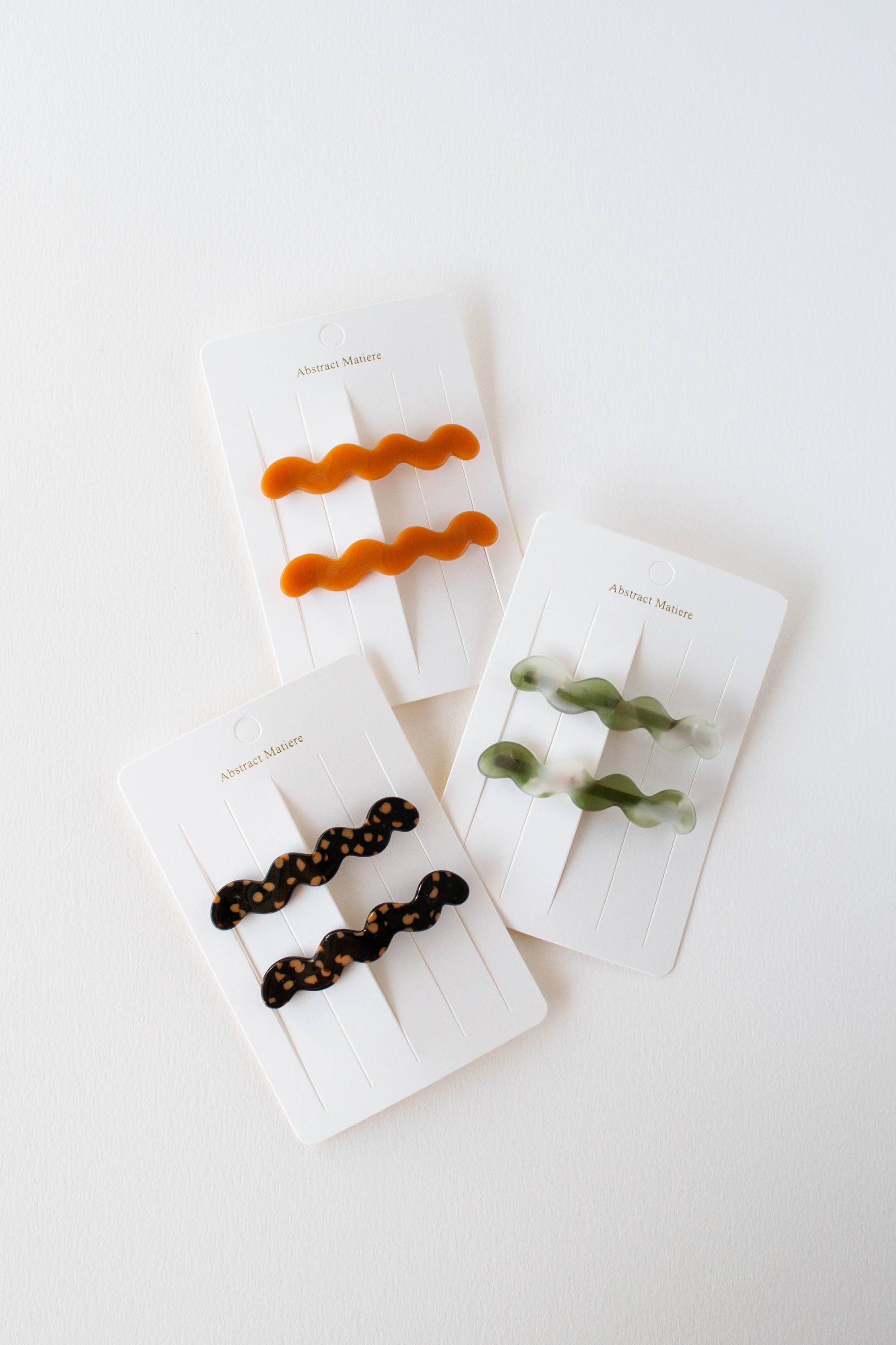 Eco Cloud Wave Slide Hair Pin Set