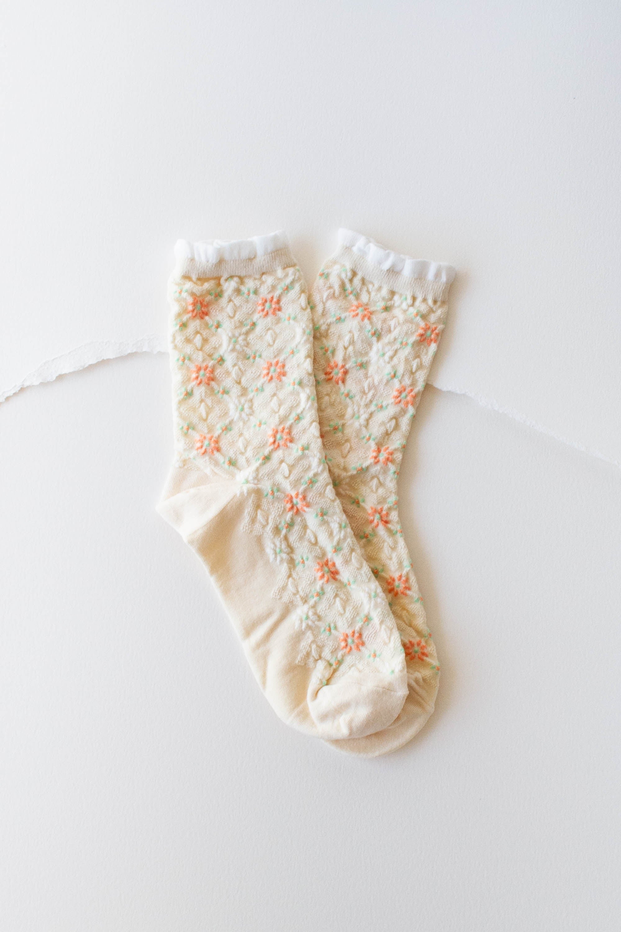 Flower Blooming Socks