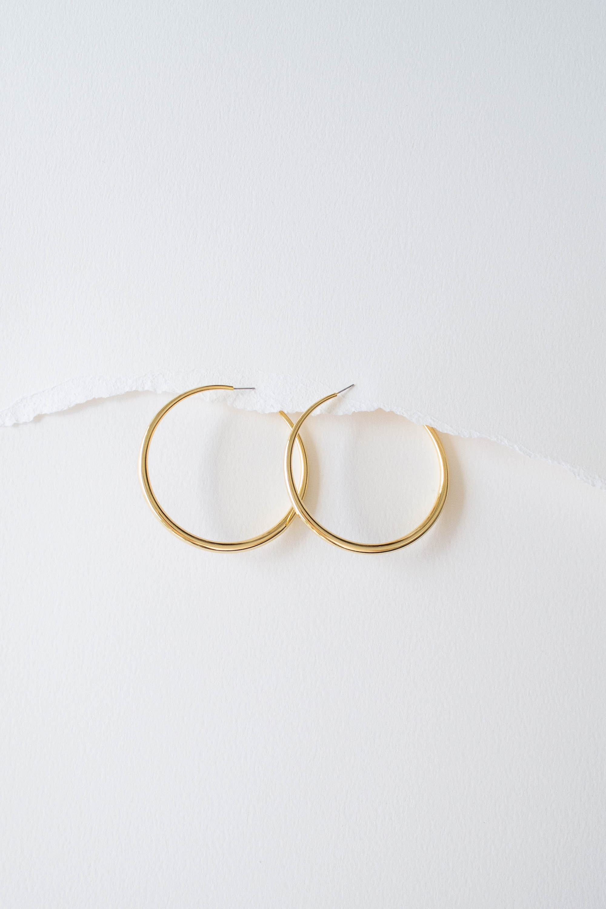 Endless Gold Hoop Earrings