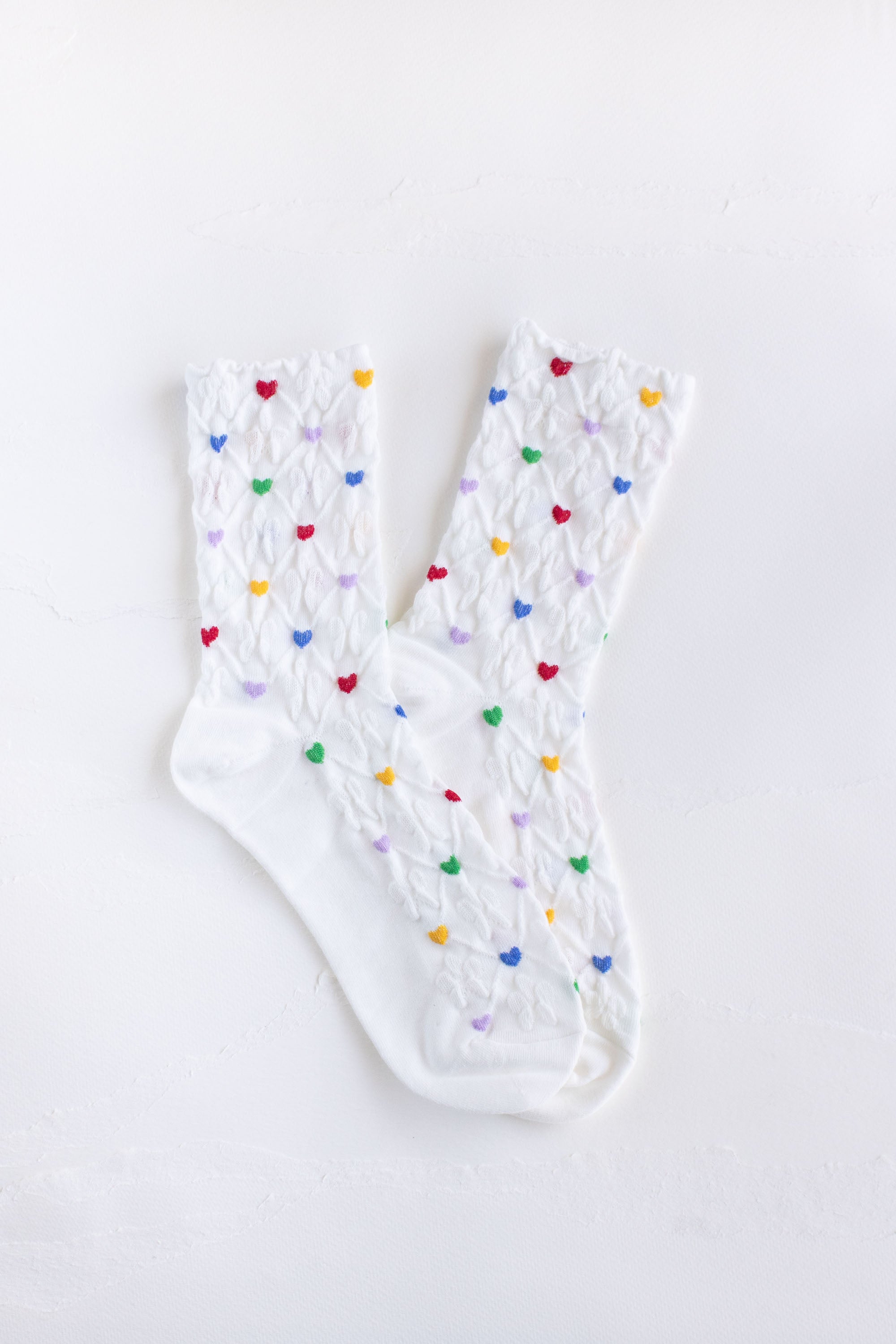 Berry Heart Casual Socks