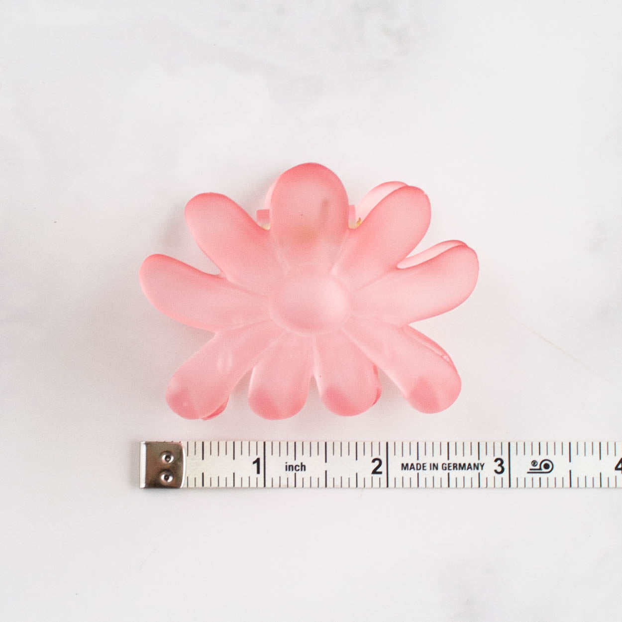 Ice Matte Floral Hair Claw Clip